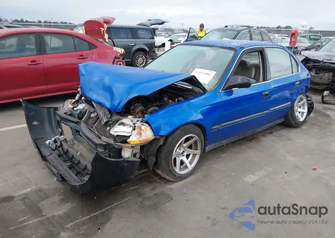 1998 Honda Civic Lx from USA, damaged, VIN 2HGEJ6672WH561686